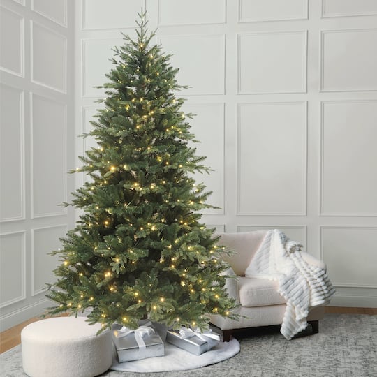 7.5ft. Pre-Lit Windsor Spruce Artificial Christmas Tree, Color Changing LED Lights by Ashland®